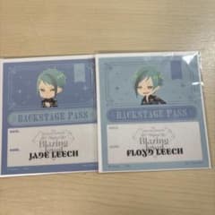 ツイステ　特典　ブレイジングジュエル　バックステージ風パス フロイド ジェイドのサムネイル