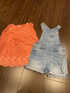 オーバーオール H&M サロペット　combi mini ワンピースのサムネイル