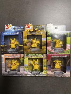 新品　ポケモン 30周年 モンコレ ピカチュウセレクション 全6種　コンプリートのサムネイル