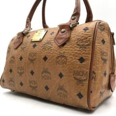 美品】MCM エムシーエム ハンドバッグ ミニボストンバッグ ヴィセトス