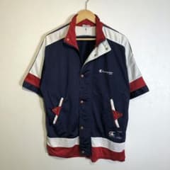Champion 紺 ウォームアップシャツのサムネイル