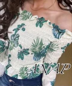 ANAP フラワー柄 オフショルダーのサムネイル