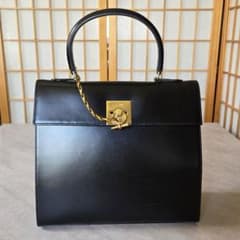 K*I様 CELINE ガンチーニ ハンドバッグ チェーンロック ゴールド金具
