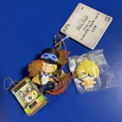 ワンピース にゃんこ大戦争 フィギュアキーホルダーセットのサムネイル