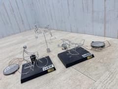 オタギリ製 キネティックソーラー 飛行機 1980年 ヴィンテージ 吉*竹様 オタギリ 1980 キネティックアート ソーラーパワー