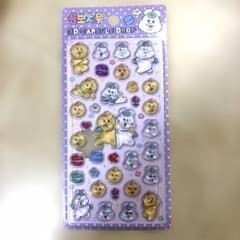 【正規品】おぱんちゅうさぎ んぽちゃむ3D CAPSULE DROP シールのサムネイル