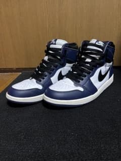 Nike Air Jordan 1 high OG ミッドナイトネイビーのサムネイル