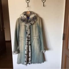 バーバリー ブルーレーベル  ファーデニムコート  ミモザ様 専用ですのサムネイル