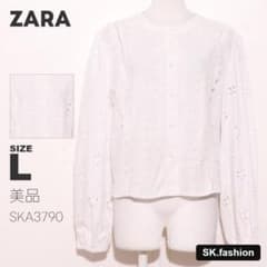 Excellent condition ZARA top/blouse, long sleeves, cutwork embroidered lace.