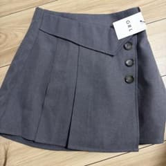 GRLグレー プリーツスカート ラップスタイルSのサムネイル