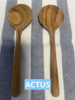 アクタス 木製スプーン 2本セットのサムネイル