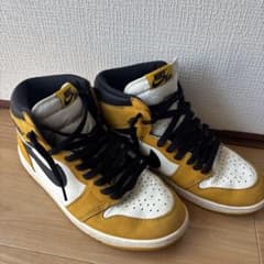 Nike Air ハイカットスニーカー イエロー/ホワイトのサムネイル