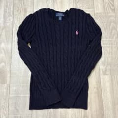 【最終価格】Polo Ralph Lauren ネイビー ケーブルニット 120のサムネイル