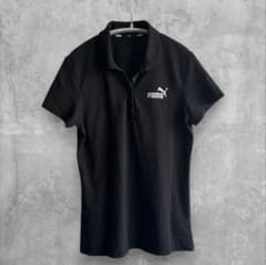 【美品】PUMA 半袖襟付きポロシャツ　ブラック　レディースMサイズのサムネイル