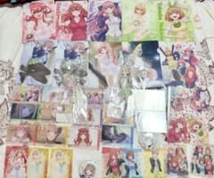 五等分の花嫁 まとめ売り クリアファイル アクスタ　クリアカード　缶バッジのサムネイル