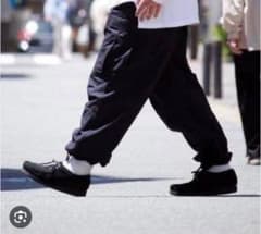 nanamica カーゴパンツ ブラック 34 ノースフェイスパープルレーベル