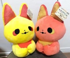 かみさまキツネとサラリーマン ぬいぐるみ こうばこずわり ベニ＆キン