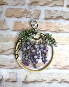 フラワーレジン 藤の花のサムネイル