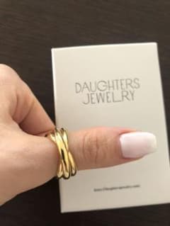 [お取り引き‼️]daughters jewelry 三連リング　ゴールド13号のサムネイル