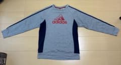adidas クルーネックスウェット グレーのサムネイル