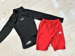 UNDER ARMOUR adidas インナー 2点セット Size:120のサムネイル