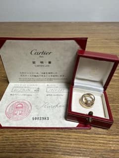 Cartier カルティエ トリニティリング 46  3連リングのサムネイル