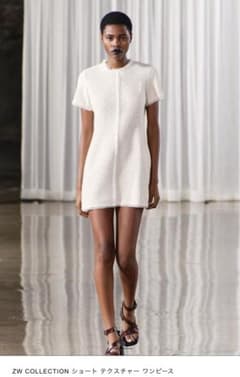 zara ショートテクスチャーワンピースのサムネイル