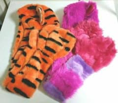 ディズニー マフラー付き手袋 チェシャ猫 ティガー 2個セットのサムネイル