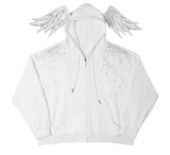 CFIERCE Studs Angel Zip Parker y2k - メルカリ