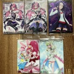 未開封:プリキュアウエハースカード第12弾　 R/レア5枚まとめ売り