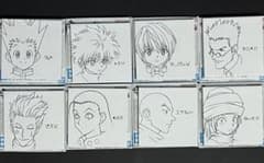HUNTER × HUNTER 이치 반 쿠지 캔버스 보드 완성 세트