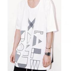[Alexandros] ビックシルエットTシャツ 白のサムネイル