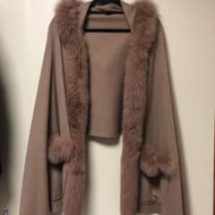 ファーポンチョ ファーストール ファーコート フォックスファーのサムネイル