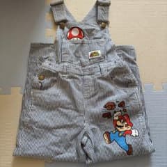 子供服　スーパーマリオ　子供用オーバーオールのサムネイル
