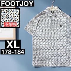 ◎GOODデザイン◎☆FOOTJOY FJ☆半袖 ポロシャツ☆サイズXL☆小花柄