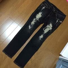 今月中に売れなかったら捨てます。d.i.a ブラックデニムのサムネイル