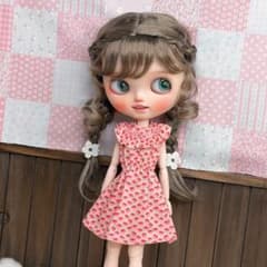 ブライスアウトフィット衣装　ブライス用　可愛いワンピース8点セット　Blythe ブライスアウトフィット衣装 ブライス用 ピーチワンピース Blythe