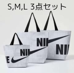 S,M,L NIKE エコバッグ 3点セット 韓国限定 ショッパーのサムネイル