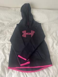 Under Armour フード付きパーカー ネイビー/ピンクのサムネイル