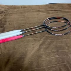 YONEX バドミントンラケット NANOSPEED9900 ジャンク3本のサムネイル