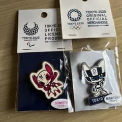 東京2020オリンピック パラリンピック ピンバッジ 2種セットのサムネイル