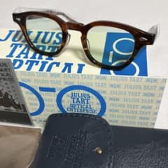 新品ジュリアスタートオプティカルARゴールドシリーズ46□24【ノーズカスタム】 新品！ジュリアスタートオプティカル/ARデミアンバー46□24