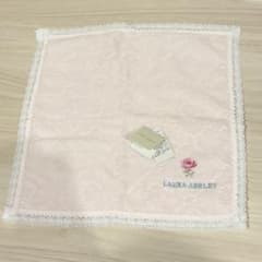 LAURA ASHLEY ローラアシュレイ ハンカチ ピンクのサムネイル
