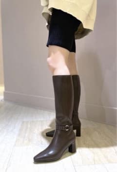 REZOY ダークブラウン ロングブーツのサムネイル