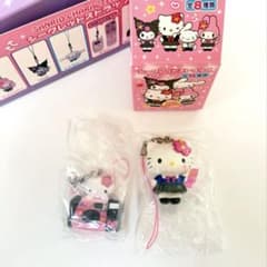 サンリオ 平成コギャル ストラップ ハローキティ2個セットのサムネイル