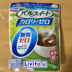 更新★値下げ【新品未開封】パルスイート カロリーゼロ 顆粒 1.8g*80本入のサムネイル