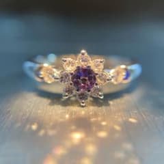 天然非加熱 アレキサンドライト ダイヤモンド 計0.38ct￼ PT950 - メルカリ