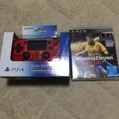 PS4コントローラとウイイレ2016のサムネイル