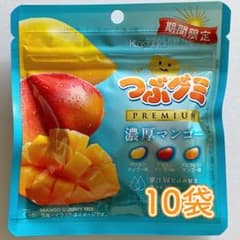 春日井製菓 つぶグミプレミアム 濃厚マンゴー 10袋 - メルカリ
