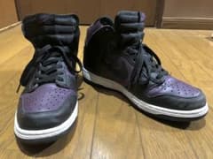 NIKE DUNK HIGH ブラック パープル フラグメントのサムネイル